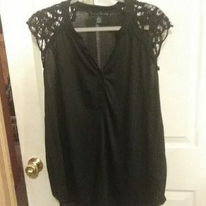 Never Worn - Black tankle top